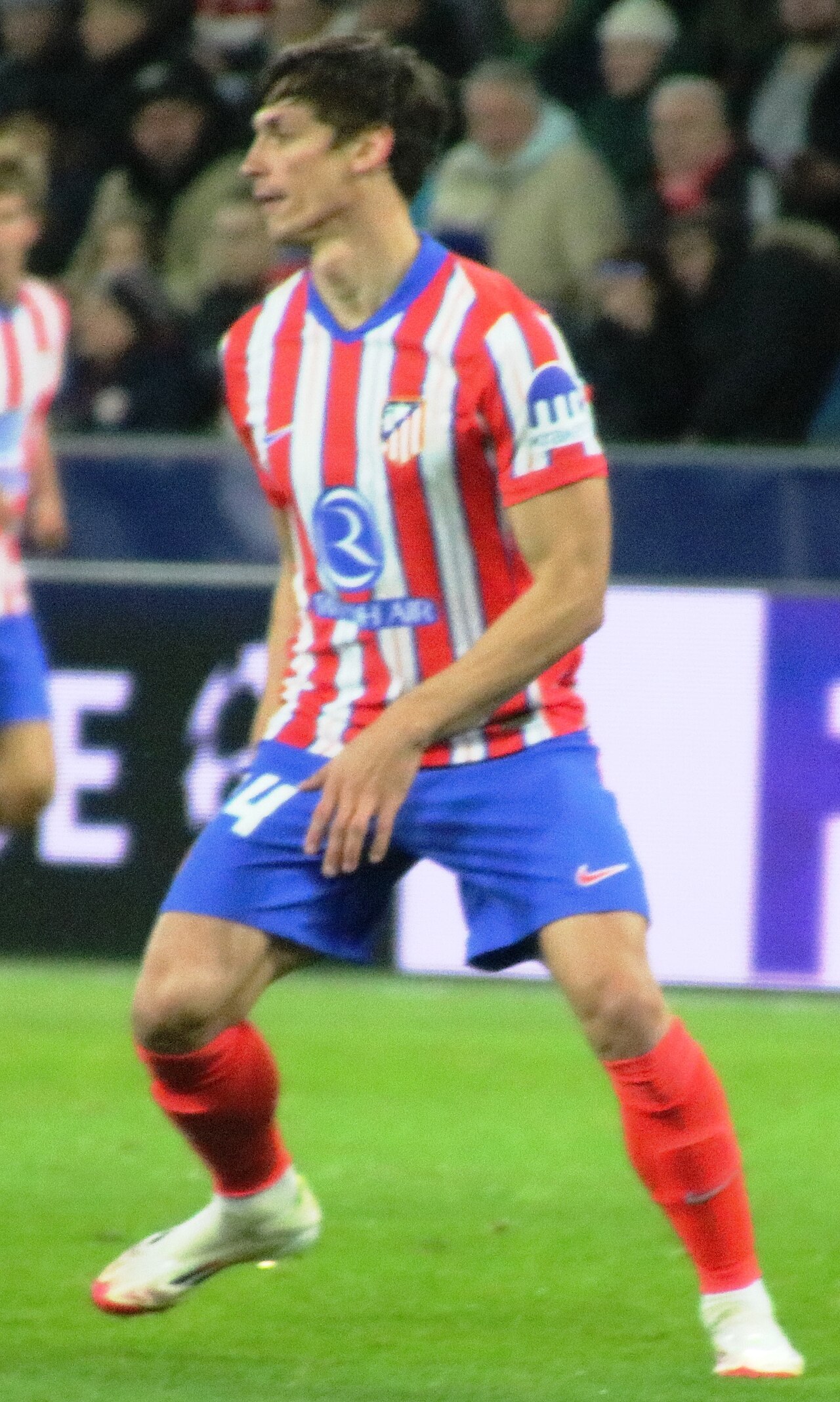 Robin Le Normand trong màu áo Atlético Madrid Robin Le Normand thi đấu cho Atlético Madrid