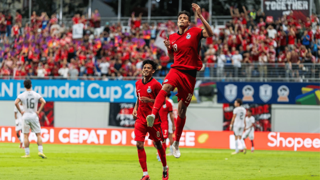 Singapore thắng Timor Leste 2 0 để có sáu điểm tại bảng A ASEAN Cup 2026