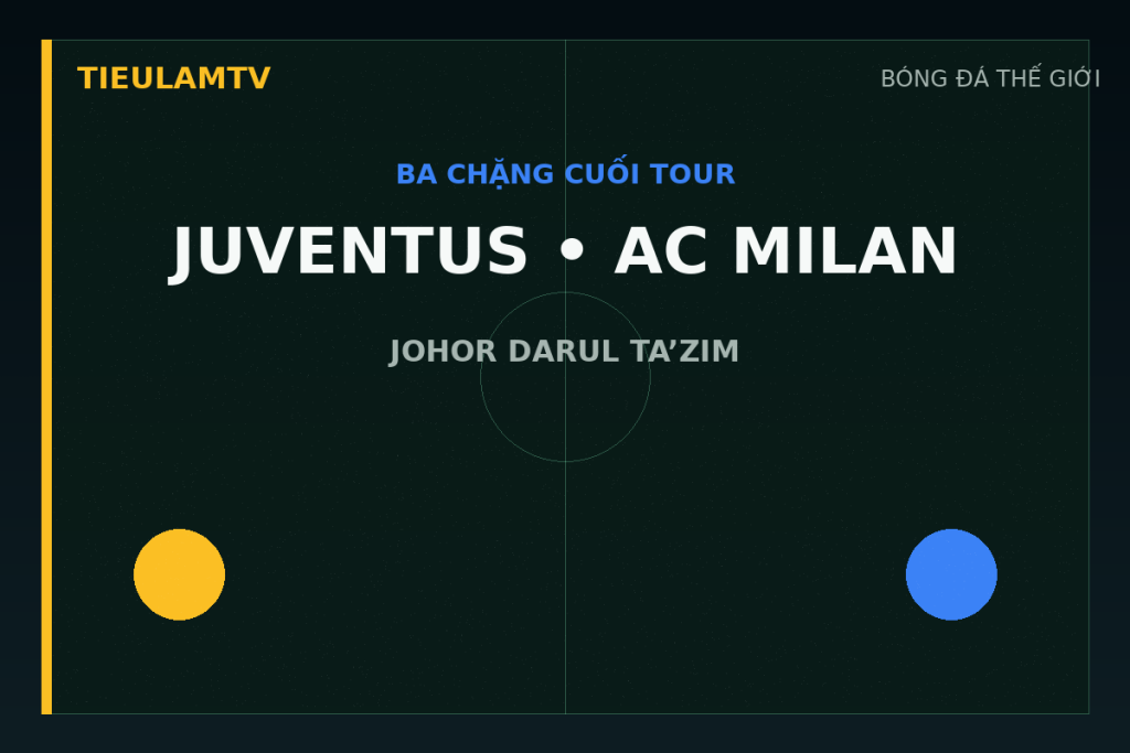Lịch ba trận cuối tour hè Chelsea gặp Juventus AC Milan và Johor Darul Ta’zim
