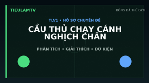 Đồ họa minh họa cầu thủ chạy cánh nghịch chân là gì? trên TieulamTV