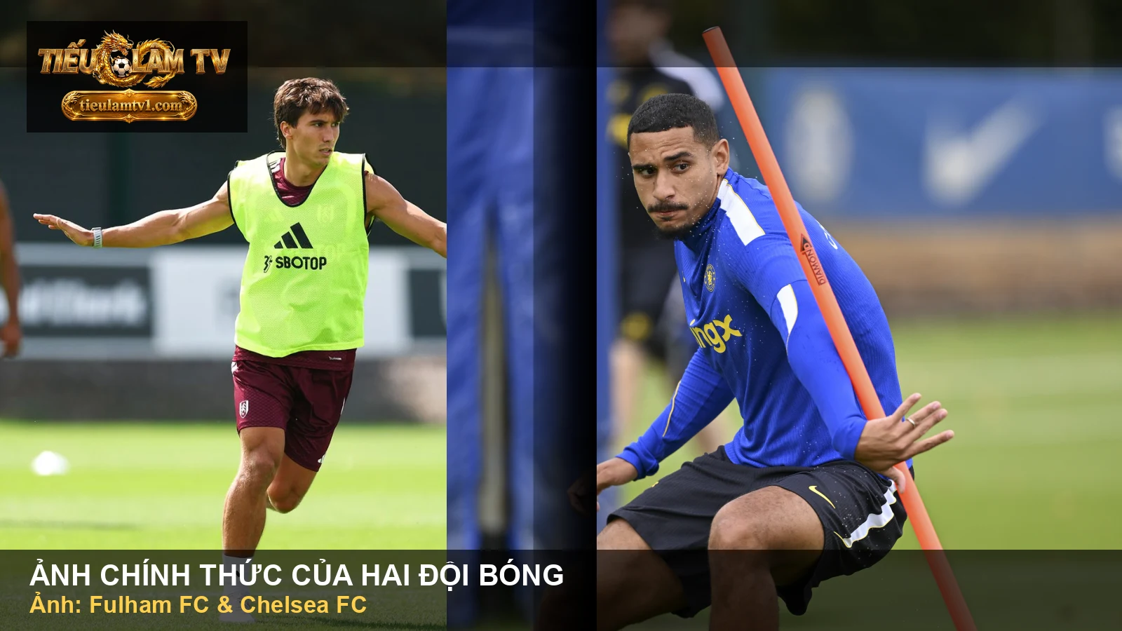 Ảnh tập luyện của Fulham và Chelsea trước trận đấu tại Craven Cottage