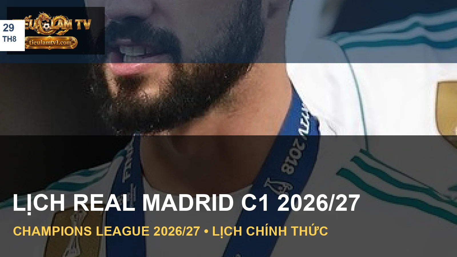 Hình ảnh Real Madrid trong nội dung lịch C1