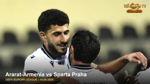 FC Ararat-Armenia trong ảnh đội bóng minh họa trận Ararat-Armenia vs Sparta Praha