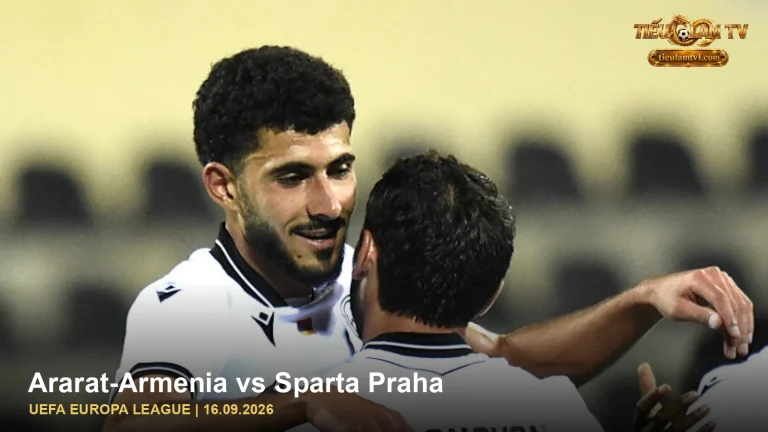 FC Ararat-Armenia trong ảnh đội bóng minh họa trận Ararat-Armenia vs Sparta Praha