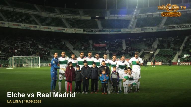 Elche CF trong ảnh đội bóng minh họa trận Elche vs Real Madrid