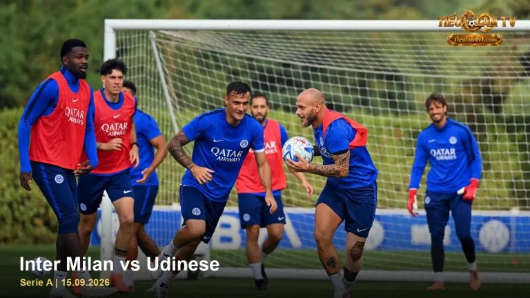 Inter trên sân tập trước cuộc tiếp đón Udinese