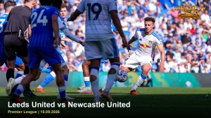 Leeds tranh chấp bóng trong trận gặp Brighton ngày 5/9