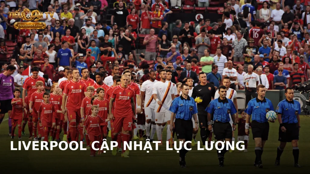 Ảnh tư liệu Liverpool trong một trận đấu trước đây
