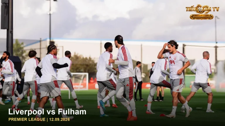 Liverpool vs Fulham — ảnh cầu thủ trên sân