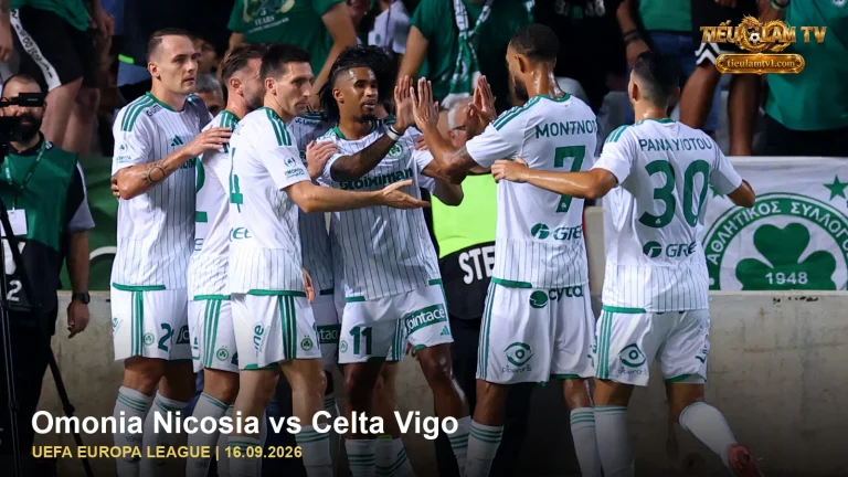 Omonia Nicosia trong ảnh đội bóng minh họa trận Omonia Nicosia vs Celta Vigo