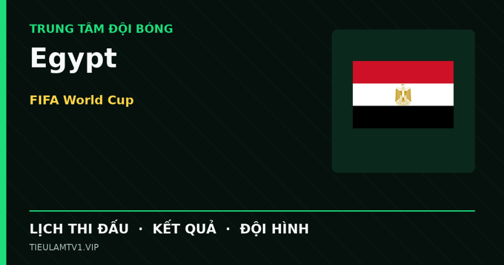 Đồ họa bóng đá Egypt tại FIFA World Cup