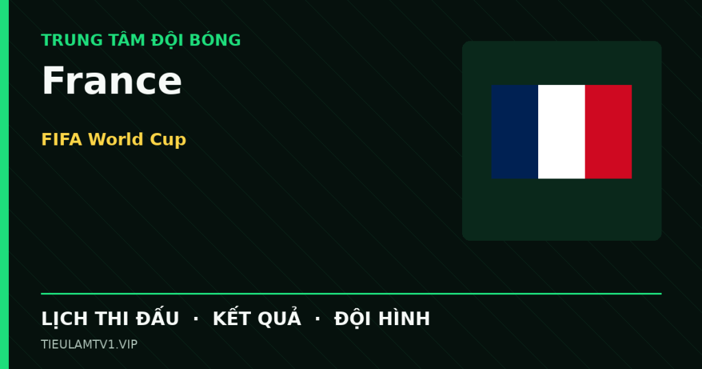 Đồ họa bóng đá France tại FIFA World Cup