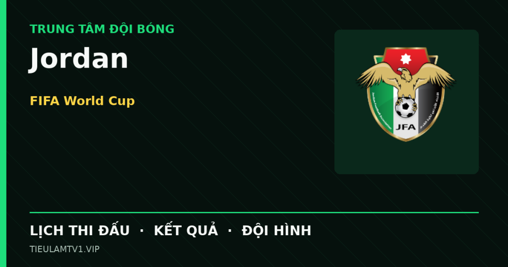Đồ họa bóng đá Jordan tại FIFA World Cup