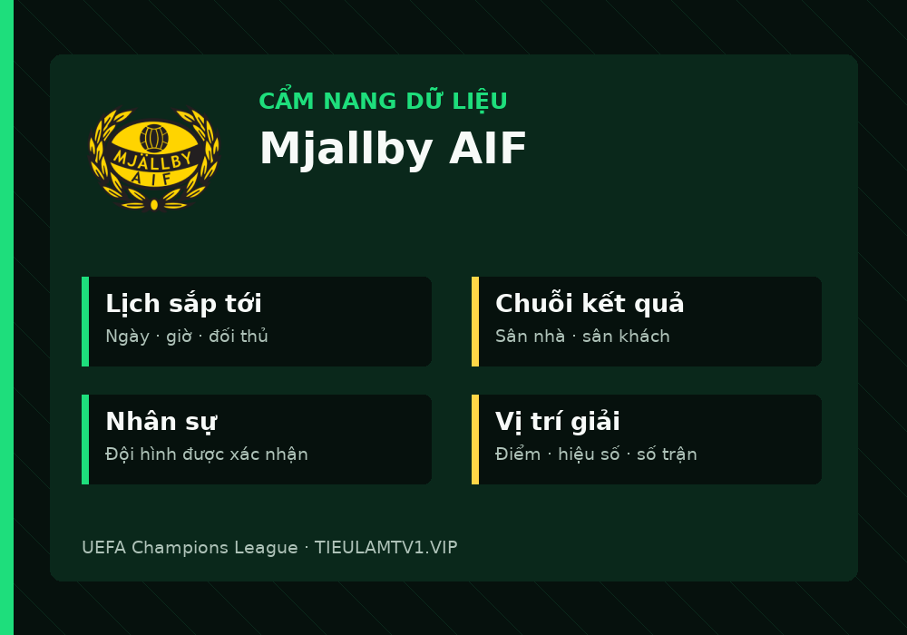 Phân tích phong độ và lối chơi Mjallby AIF