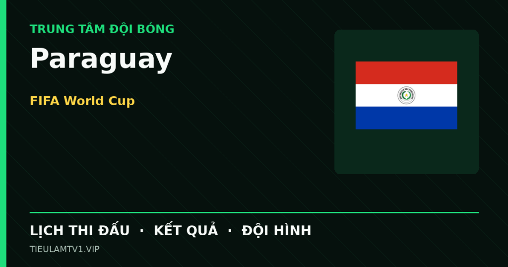 Đồ họa bóng đá Paraguay tại FIFA World Cup