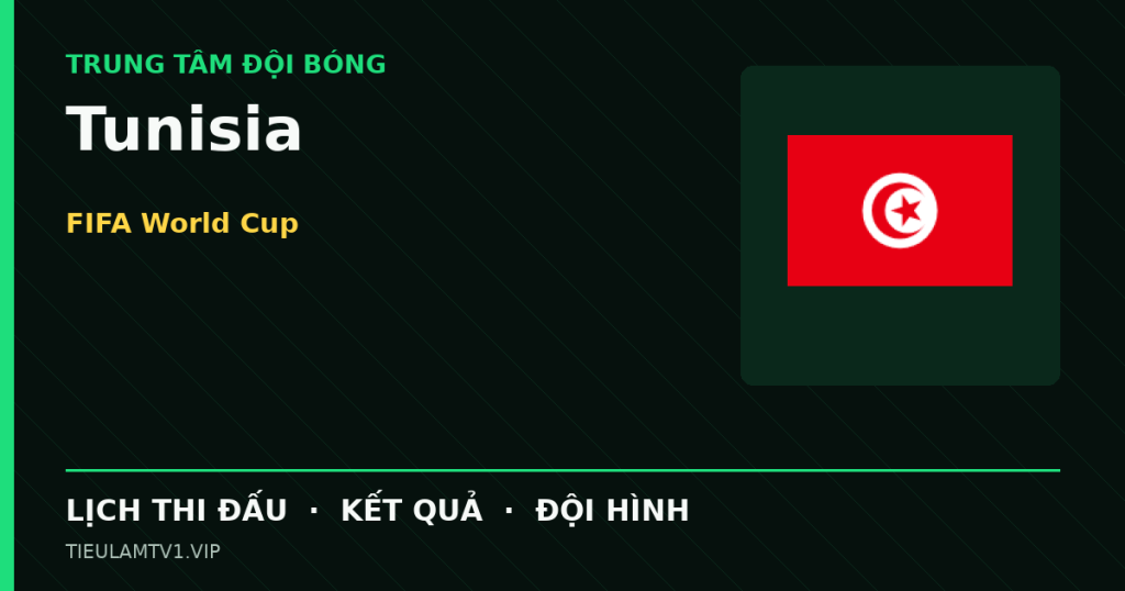 Đồ họa bóng đá Tunisia tại FIFA World Cup